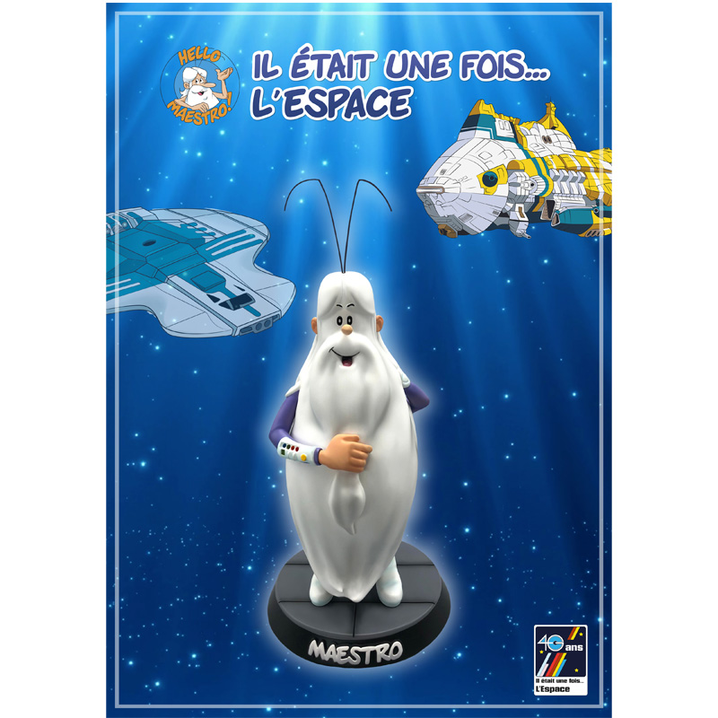 Maestro Statue Resine 29cm Il etait une fois l'espace - Edition Costume Violet 300Ex